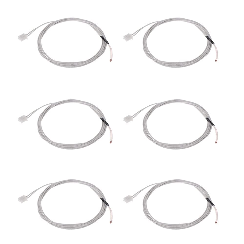 3D Printer Ntc Thermistor Temp Sensor Ohm Thermistor Sensor Printer Accessories for Ender 3 Ender 3 Pro Extruder (6 PCS)