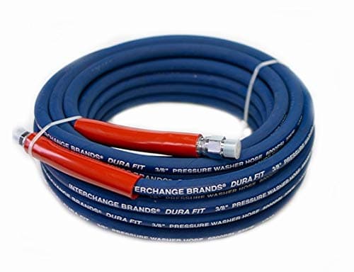 50 ft 3/8" Blue Non-Marking 6000psi Pressure Washer Hose