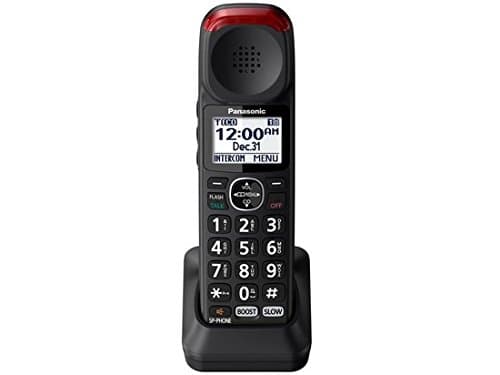 Panasonic KX-TGMA44B Amplified Additional Cordless Handset for KX-TGM430B, Black