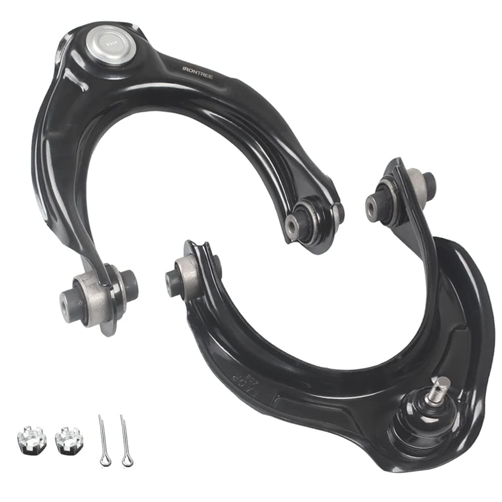 IRONTREE 2Pcs K620614 K620615 Professional Left Right Front Upper Control Arm and Ball Joint Assembly Compatible with Honda Accord, Acura TL TSX, OE Replacement # 51510TA0A03 51520TA0A03