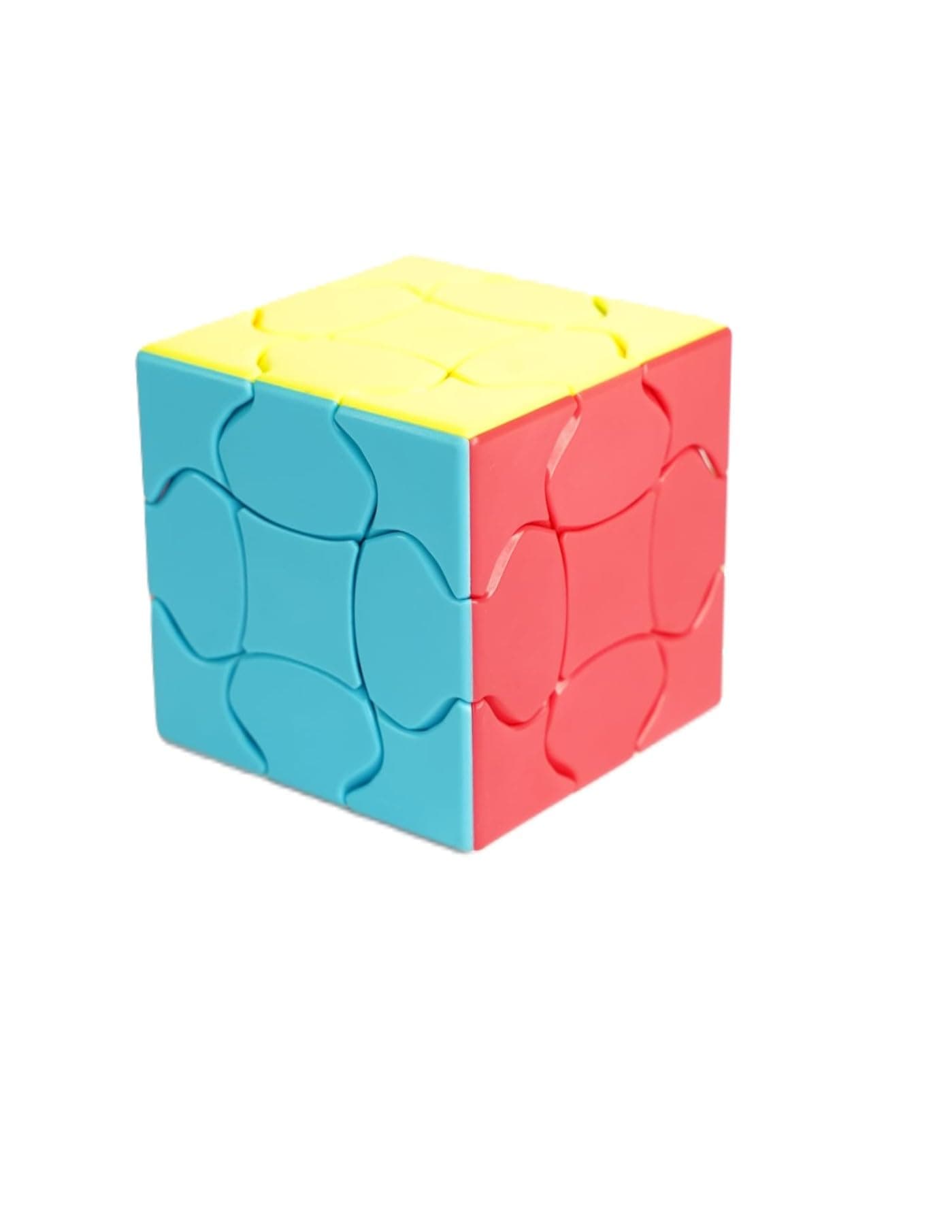 Fluffy Cube Speed Cube Puzzle Games Best Educational Toy to Gift Kids & Adults (Fluffy Cube Stickerless)