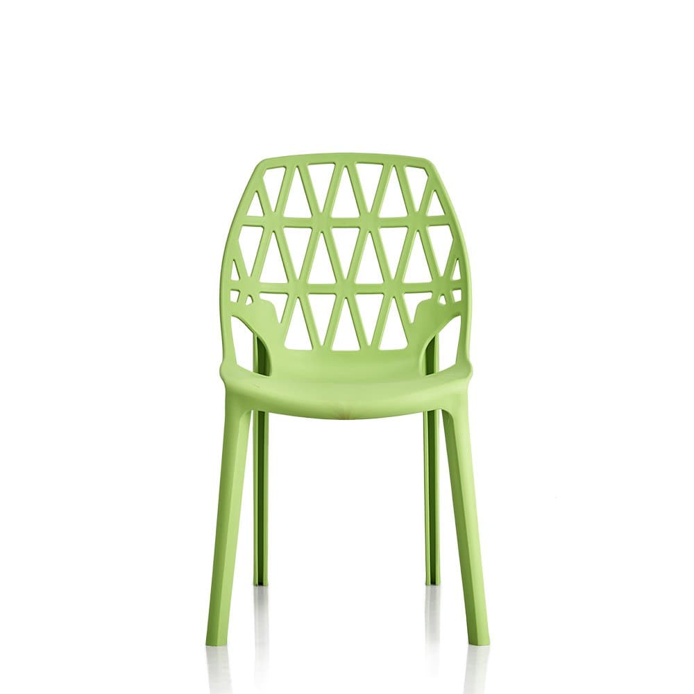 Featherlite Tango Chairs (Green, Set of 4)