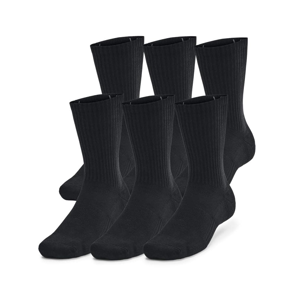 Under Armour Training Cotton Crew Socks, 6-Pair Socks
