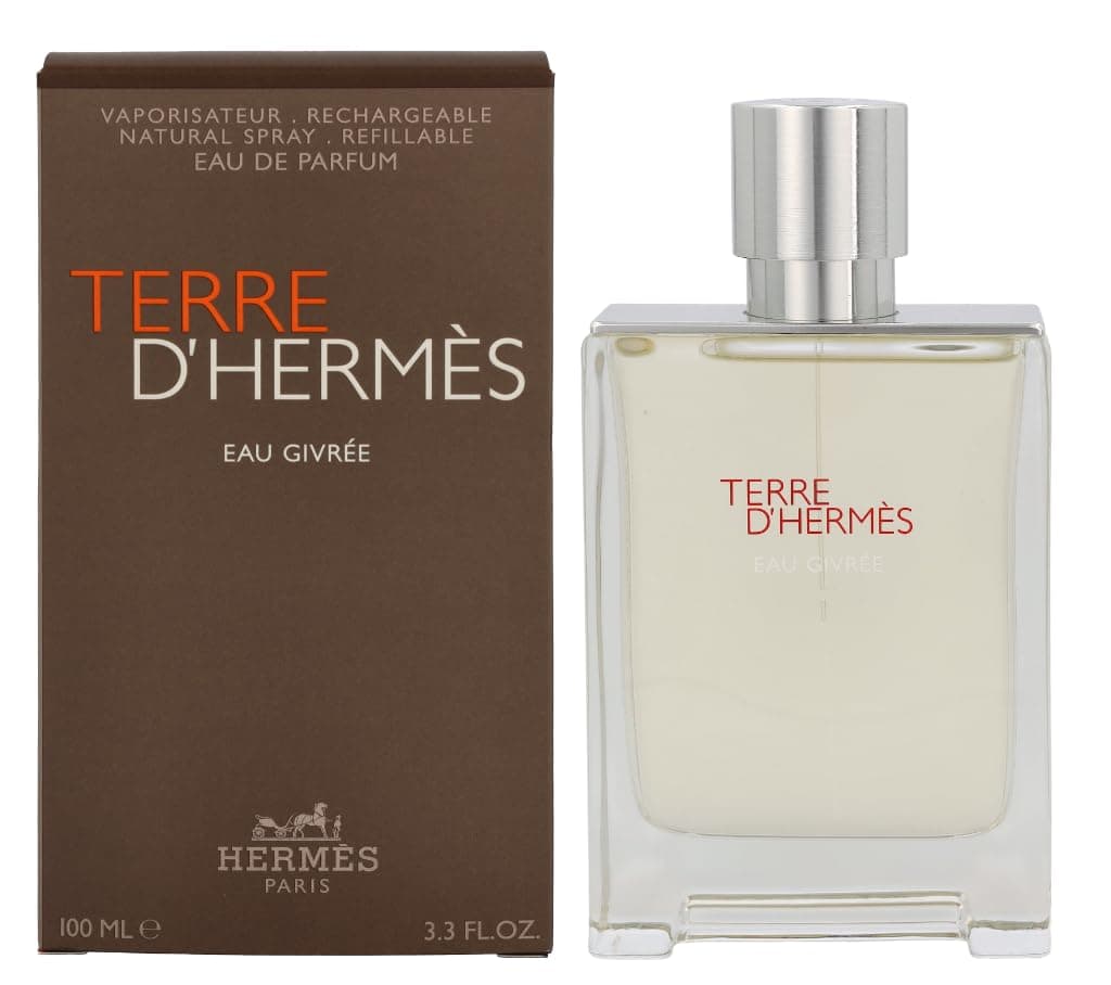 Hermes Terre d'Hermes Eau Givree for Men Eau de Parfum Spray, 3.4 Ounce (Refillable)