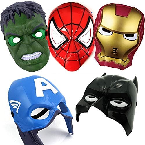 Superhero Costume LED Glowing Light Eye Mask
