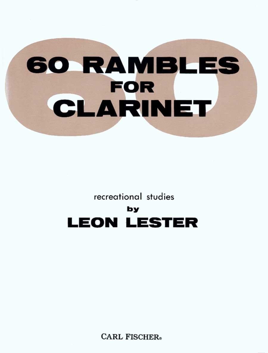 O4239 - 60 Rambles for Clarinet (CLARINETTE) (German Edition)