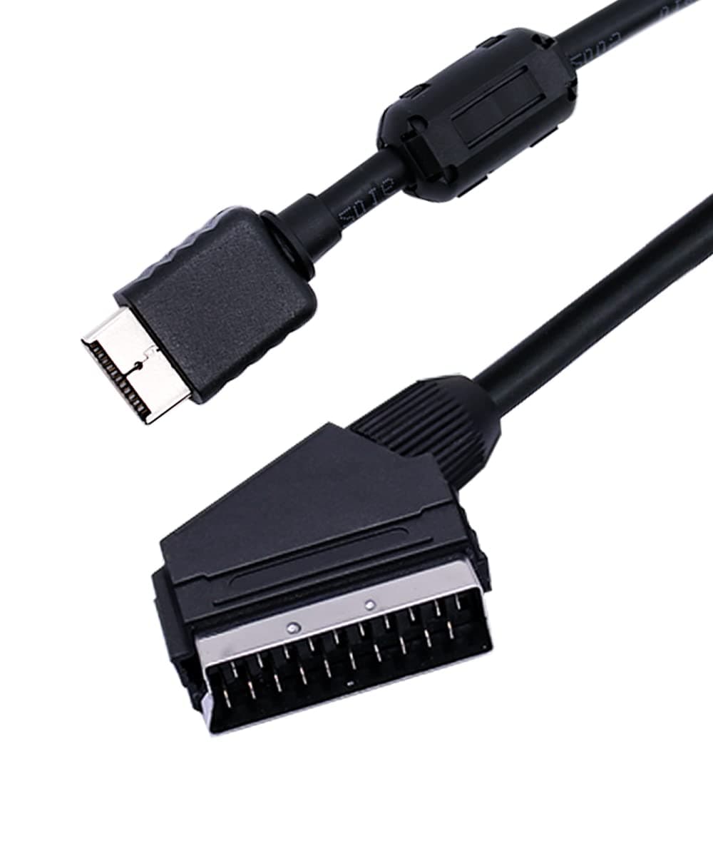 RGB SCART Cable Compatible for PS1/2/3(3.28 Feet)