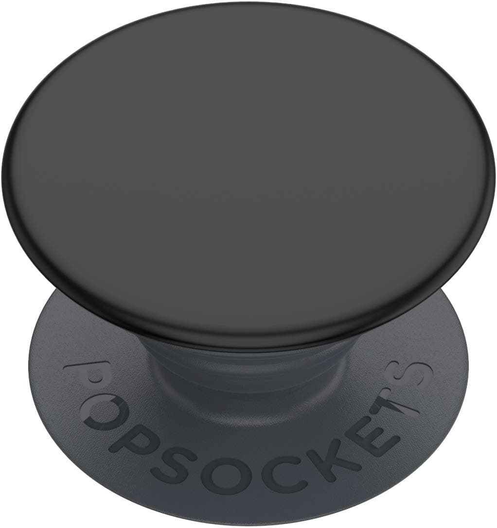 PopSockets Basic Phone Grip with Expanding Kickstand - Black