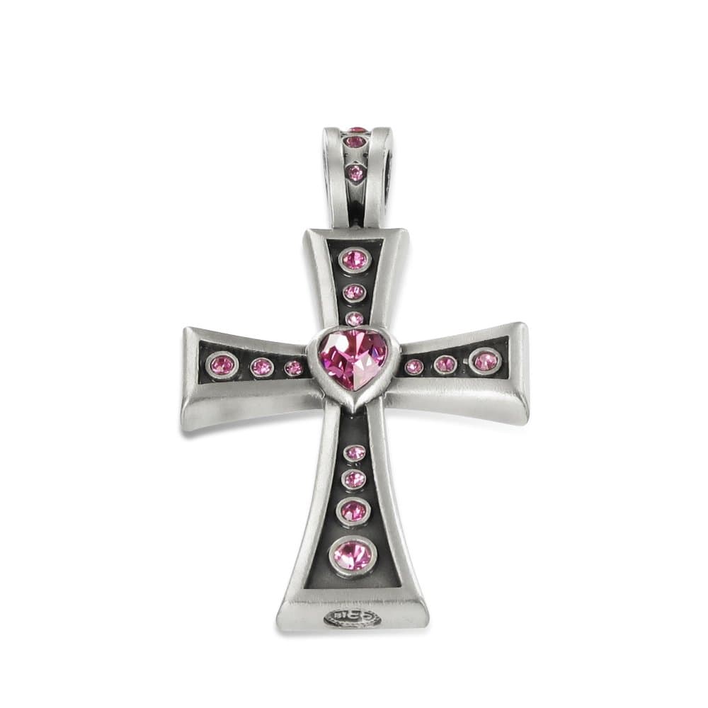 BICO PENDANT (CR42C) CORAZON - PASSION, DEVOTED - CLEAR SWAROVSKI CRYSTAL