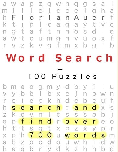 Word Search - 100 Puzzles Kindle Edition