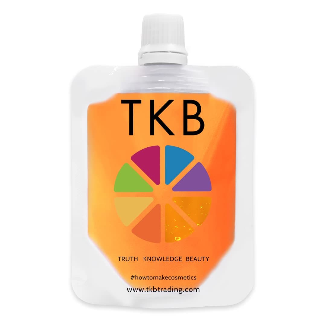 TKB Jelly Gloss (Flexagel)| Lip Gloss Base for DIY Lip Gloss| Ready-To-Formulate| Moisturizing, High Shine, Fruity Scent, Vegan, Gluten and Cruelty free| Made in USA (Orange Sherbert, 1oz (30gr))