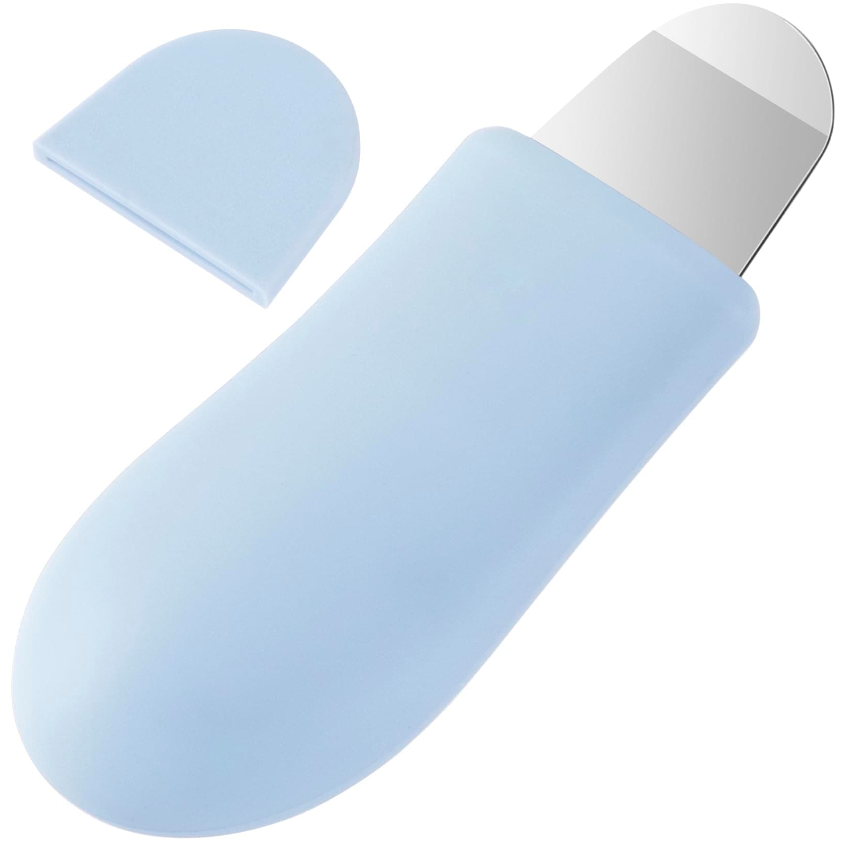 PAGOW Blackhead Remover Tools with Cap, Plastic Nose Blackhead Removers, Deep Clean Skin Spatula, Mild and Safe Face Scraper for Men and Women (1 Pcs, Blue)