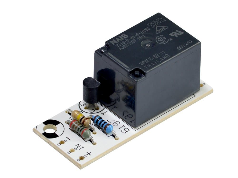 Kemo B197 12 VDC Relay Card Module Kit - 3Amp, Normally Open, DIN Rail Mount, Educational Relay