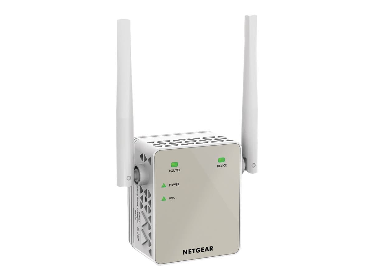 WiFi Range Extender EX6120-Extend Your Internet Wi-Fi up to 1200 sq ft & 20 Devices with AC1200 Dual Band Wireless Signal Booster & Repeater|Compact Wall Plug Design|Easy Set-Up|with LAN Port