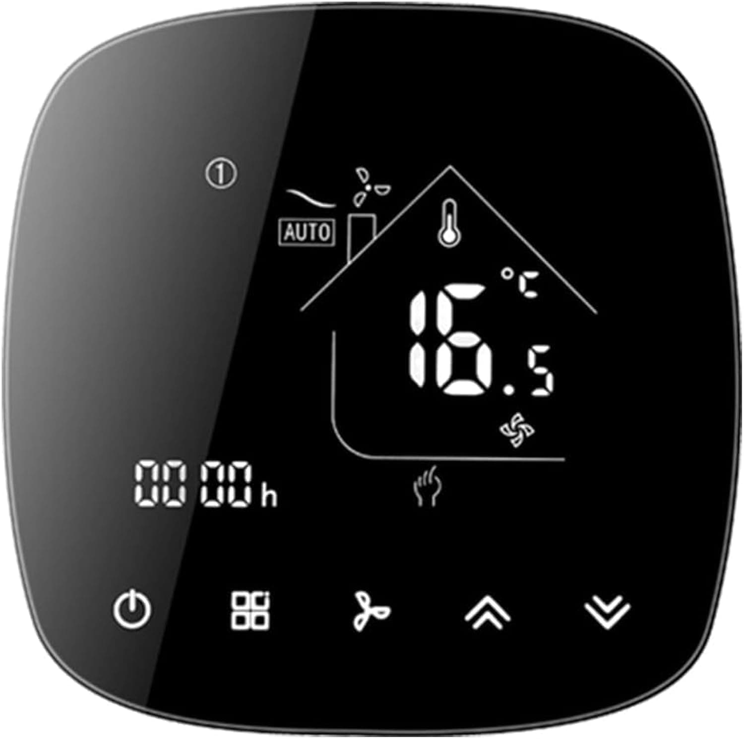 Klima Intelligent Climate Control Made Easy: Round Corner Smart Wi-Fi Thermostat KL6100B