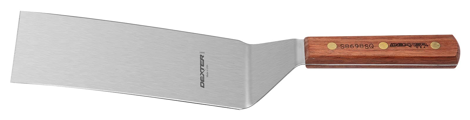 Dexter 8 x 3インチ ハンバーガーターナー スクエアエンド付き、ブラウン
