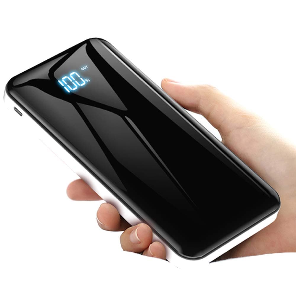 Portable Charger, 25000mAh high-Capacity External Battery Pack, Type-C Two-Way Fast Charge Power Bank Full-Screen LCD Power Display,Compatible with Smart Phones, Android Phones, Tablets, and More.