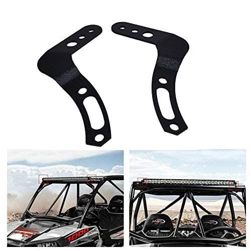 for 30"-32" Curved/Straight LED Light Bar A-pillar Below Roof Mount Brackets fits POLARIS RZR 900 1000 800