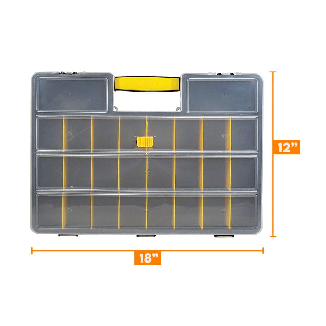 26 Compartment Large Plastic Storage Box