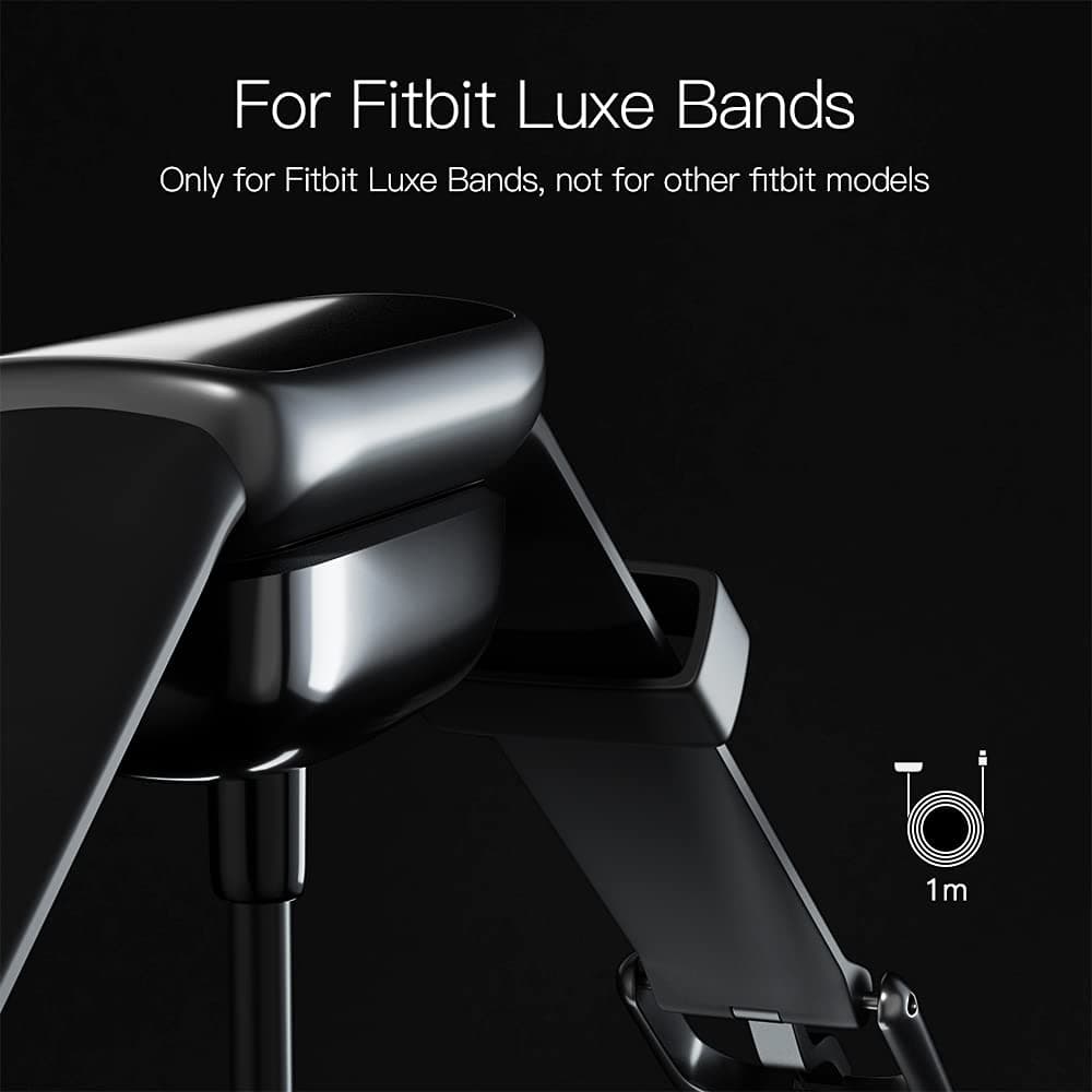 AWINNER Luxe Charger Cable, Compatible for Fitbit Luxe Charger Cable Replacement USB Charging Dock 3.3ft