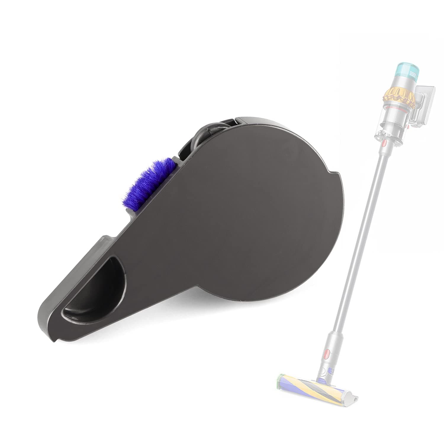 Roller Brush Bar End Cap Cover for Dyson V8 Slim/V10 Slim/V12 Detect Slim/V15 Detect Slim Vacuum Cleaner End Cap Side Replacement Parts (FOR DYSON V8 Slim V10 Slim V12 Detect Slim V15 Detect Slim)