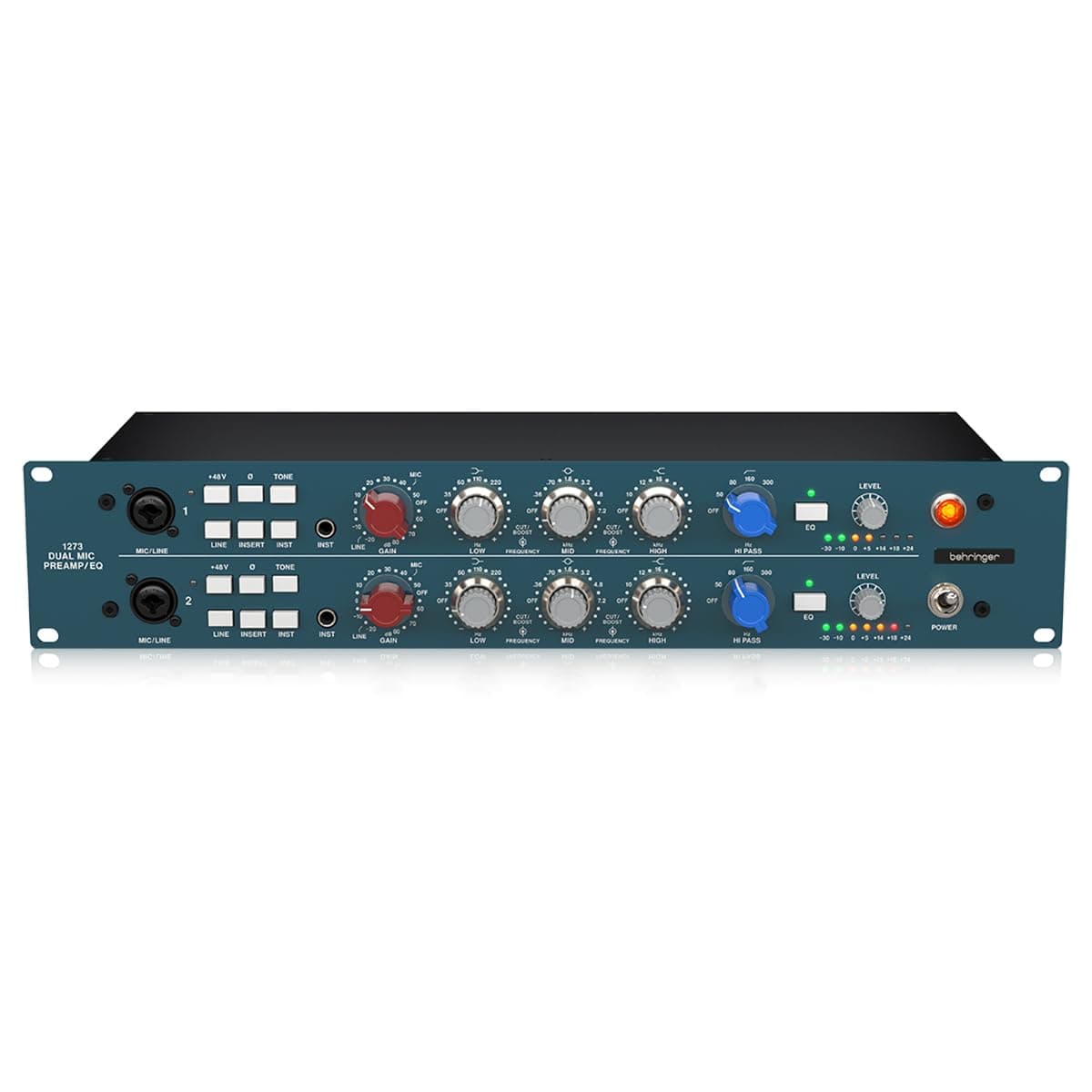 1273 2-Channel Smart Microphone Preamplifier with 3-Band Equalizers