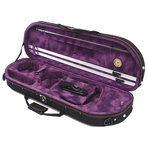 Woodnote VC-820PL New Half-Moon Style Violin Case - Light Weight