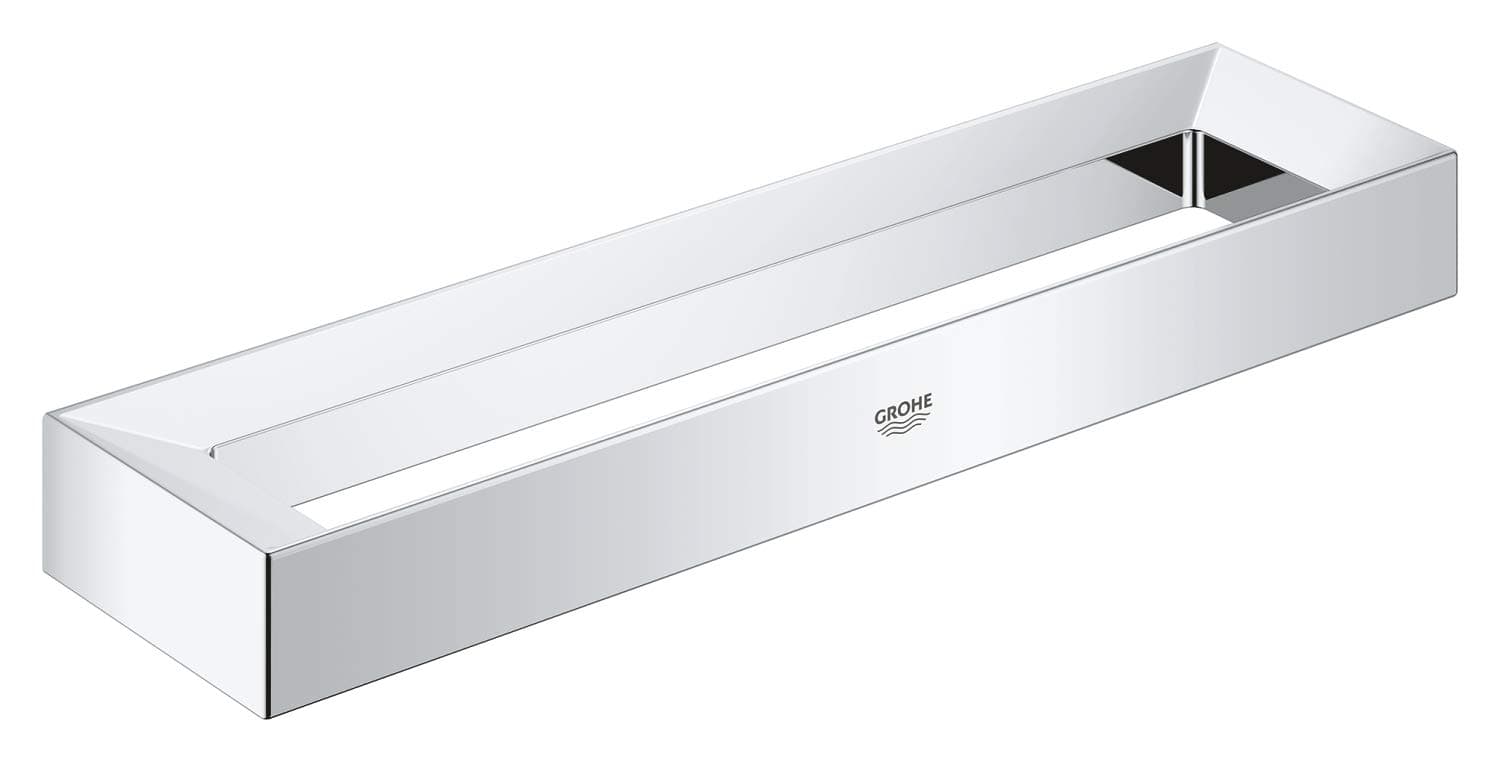 GROHE Selection | Bathroom Accessories | Cube Towel Ring | Chrome | 40766000