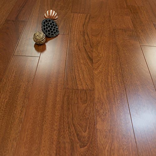 Brazilian Cherry Prefinished Solid Wood Flooring, 5" x 3/4, 1 Box, by Hurst Hardwoods
