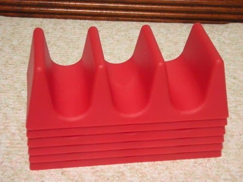 Taco Holders~~ Red~~Package of 6
