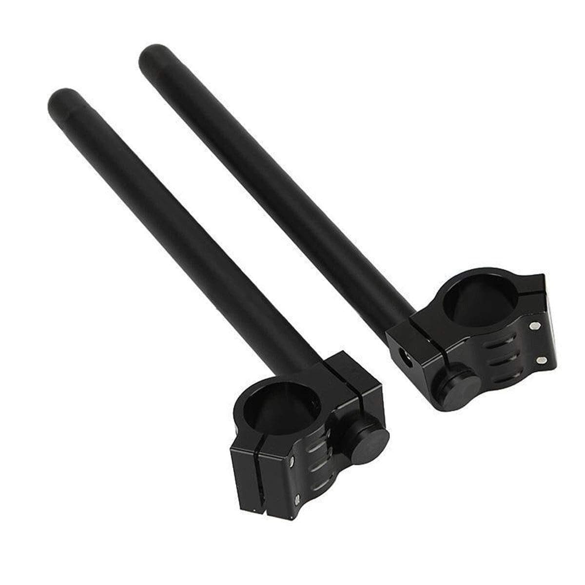 Heart Horse 45mm 7/8" Motorcycle CNC Aluminum Fork Tube Clip-on Handlebar Replaceable (45mm)