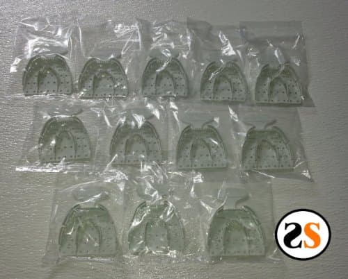 Dual Arch Adjustable Dental Impression Tray Works on Upper or Lower Arch