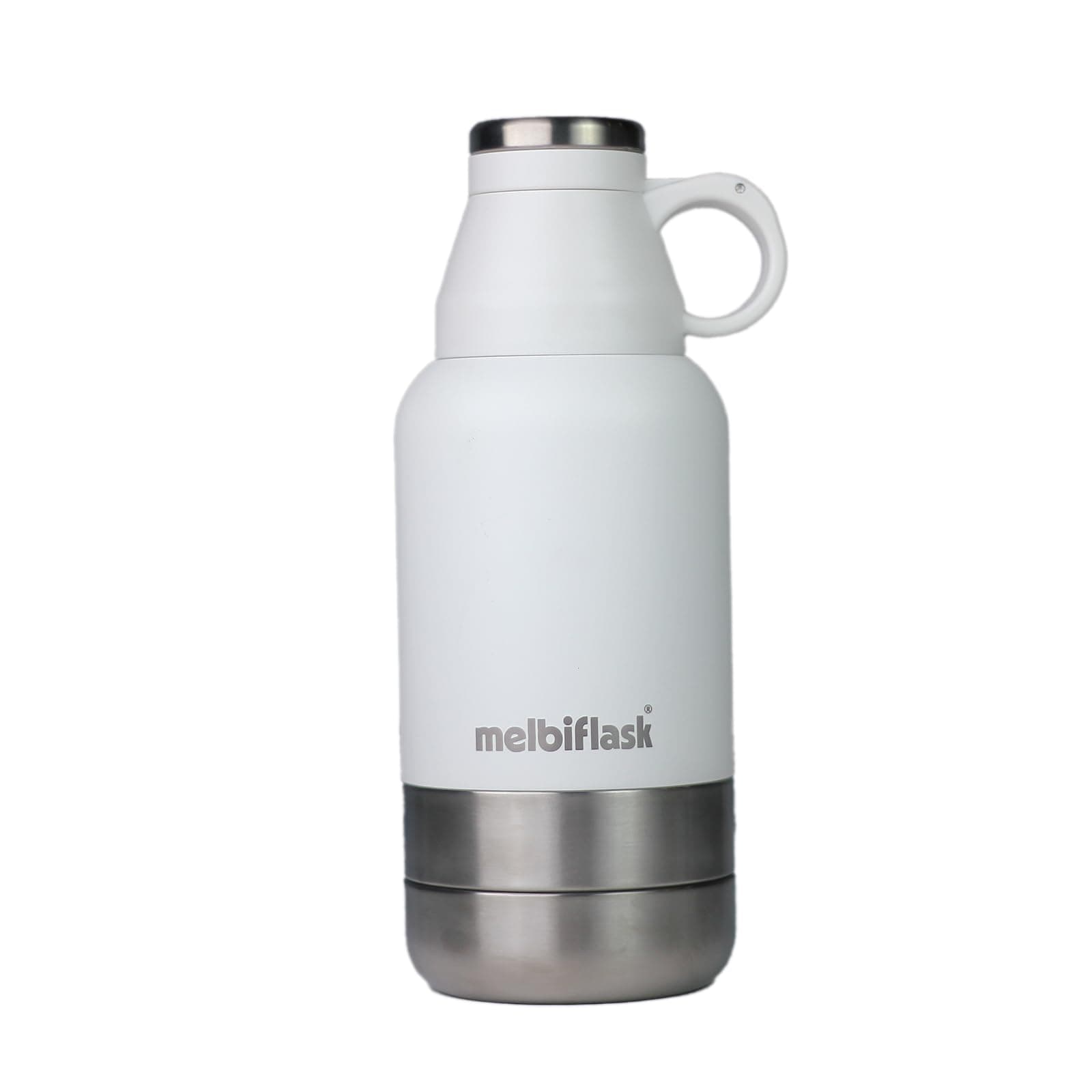 3-in-1 Flask with Storage Bowls| Vacuum Flask |Melbiflask Water Bottle | Thermosteel Insulated Flask | 1 Litre | Hot&Cold Water,Coffee,Tea,Milk,Soup|Best Flask for Babies,Office&Travel