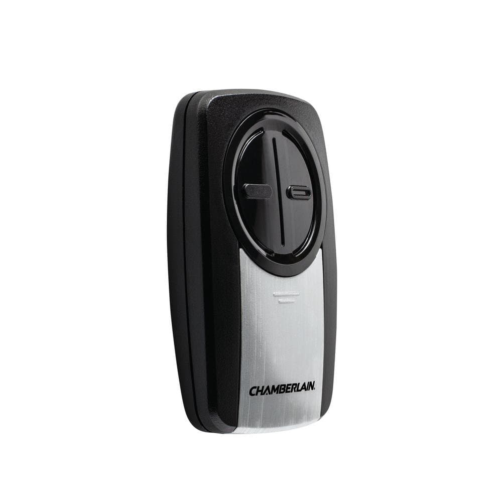 Chamberlain KLIK5U-SS Universal Garage Door Remote, Silver - Quantity 1