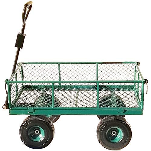Large Cage Platform Garden Trolley OT1006, Now Includes Liner & Tool Shelf