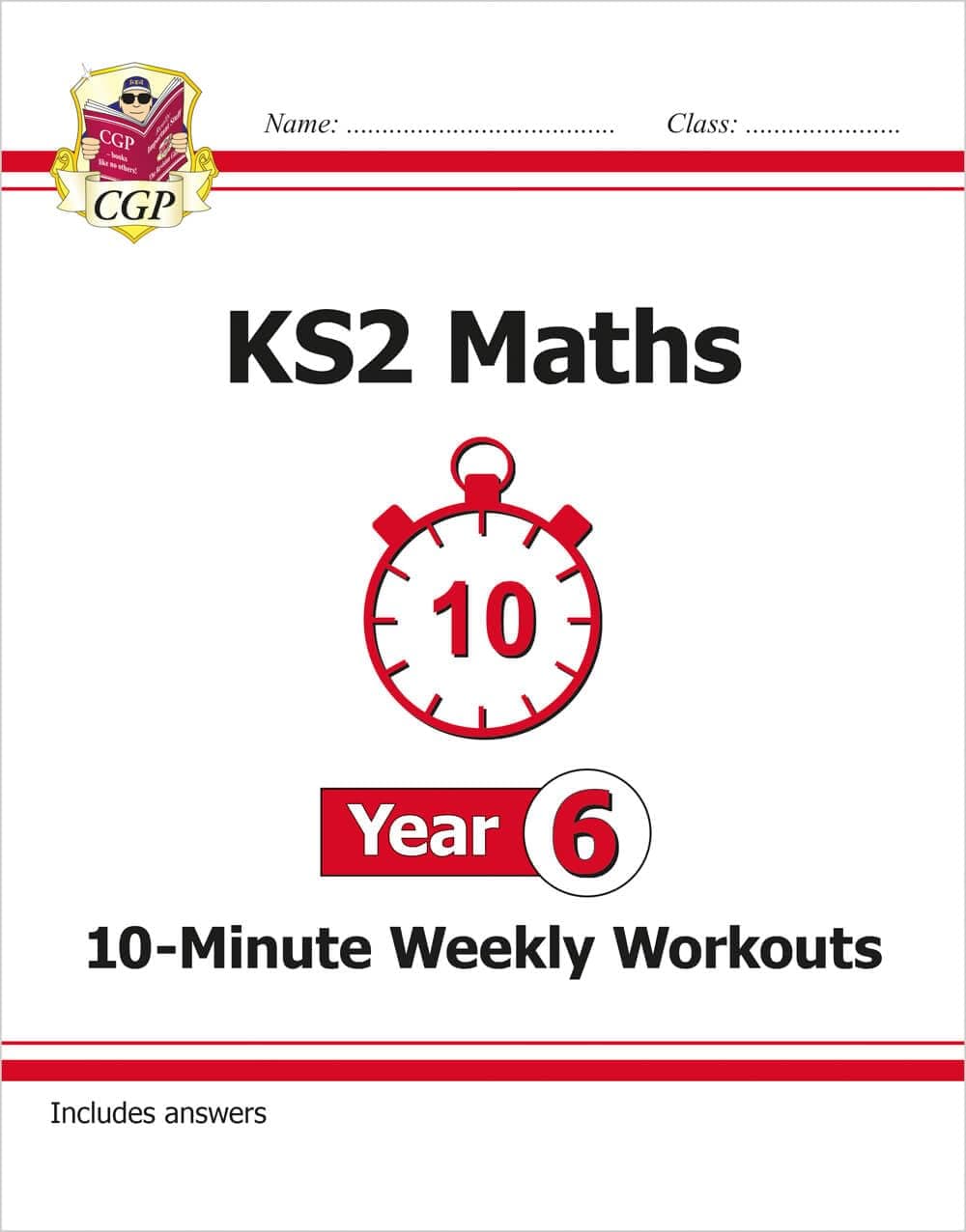 New KS2 Maths 10-Minute Weekly Workouts - Year 6 (CGP KS2 Maths)