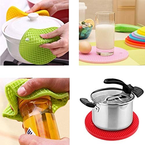Silicone Pot Holder,Bpa Free Mat,4 Pcs