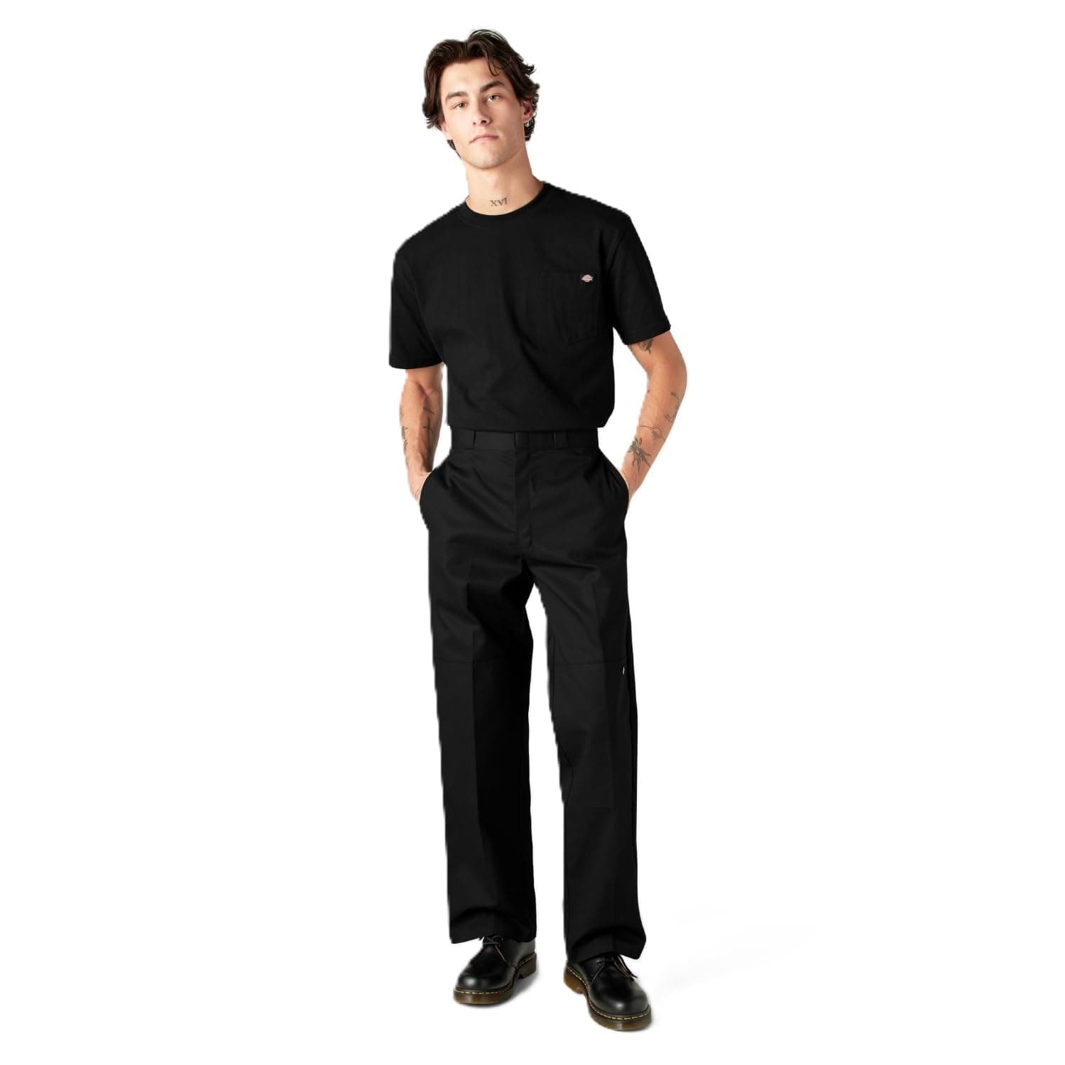 Men's Loose Fit Double Knee Work Pants