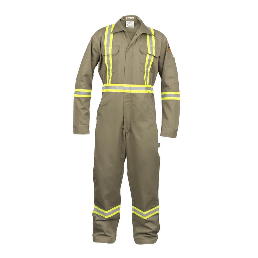 Flame Resistant FR High Visibility Hi Vis Coverall