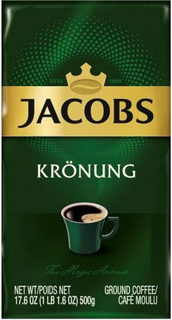 Jacobs Kronung Ground Coffee (17.5 Oz / 500g)