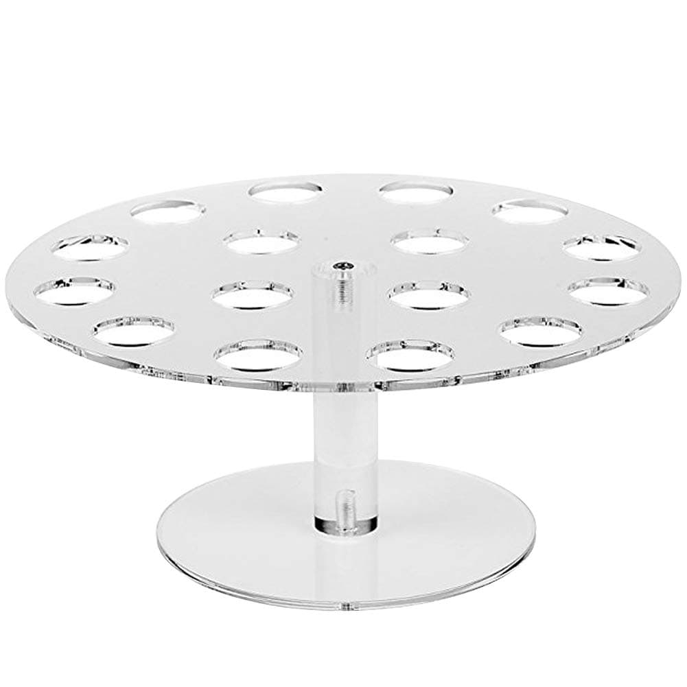 Cupcake Cones Baking Rack,16 Hole Ice Cream Cone Cupcakes Holder Sushi Hand Roll Display Stand Holder for Kids Birthday Afternoon Tea Party(Transparent)