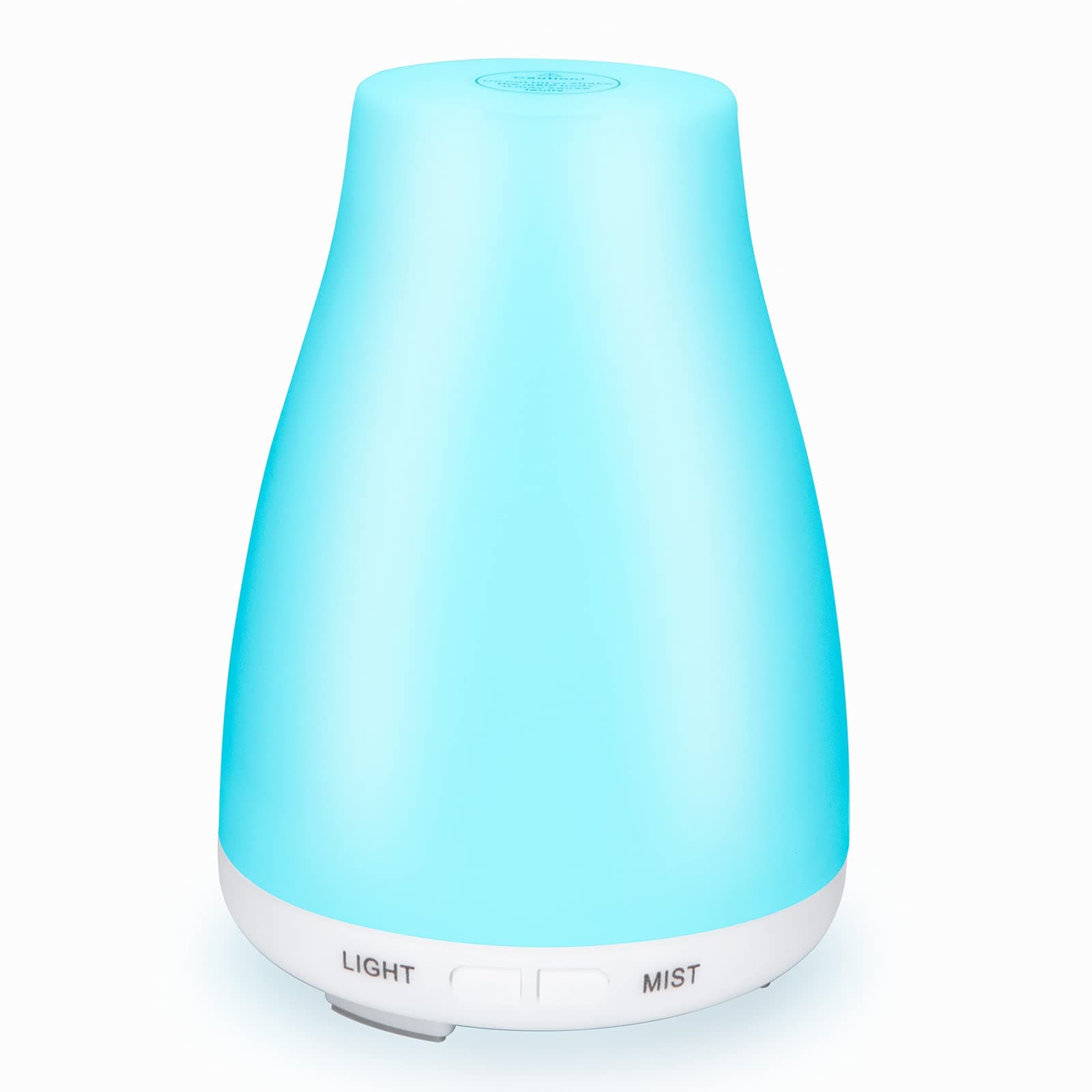 100ML Essential Oil Diffuser, Ultrasonic Cool Mist Aromatherapy Scented Oil Diffusers Humidifier, Waterless Auto-Off and 7 LED Light Colors for Bedroom, Yoga, SPA, Baby