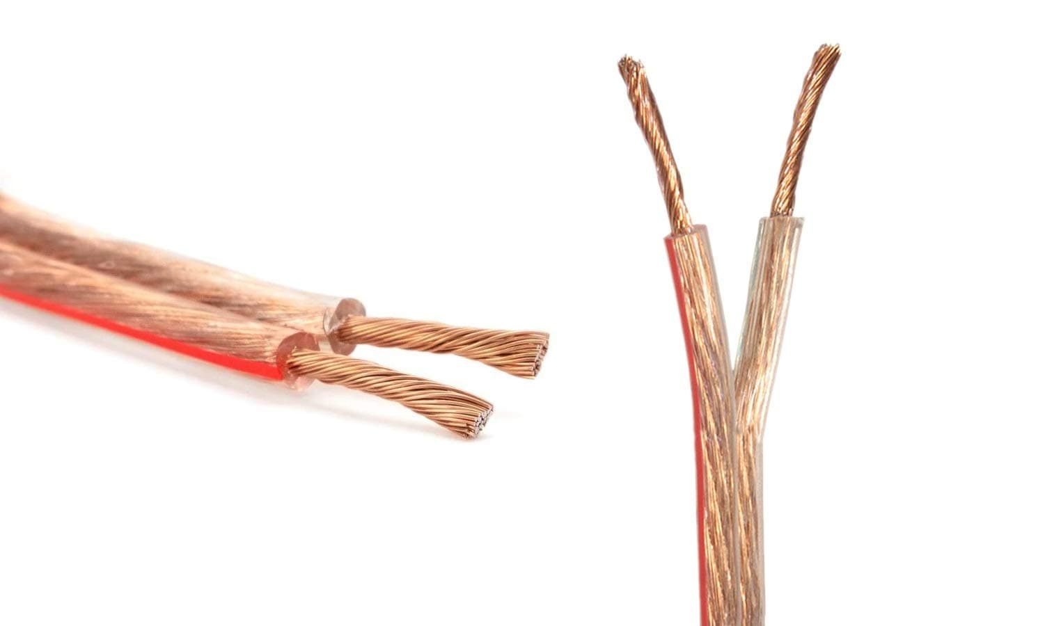 Cable 100ft 16-Gauge Audio Stereo Speaker Wire Cable, 100 Feet, 30.48 Meters, 2 Conductor, Polarity Marked, Flexible Clear PVC, CCA, Home Theater, HiFi, Surround or Auto Amps PCゲーム1575