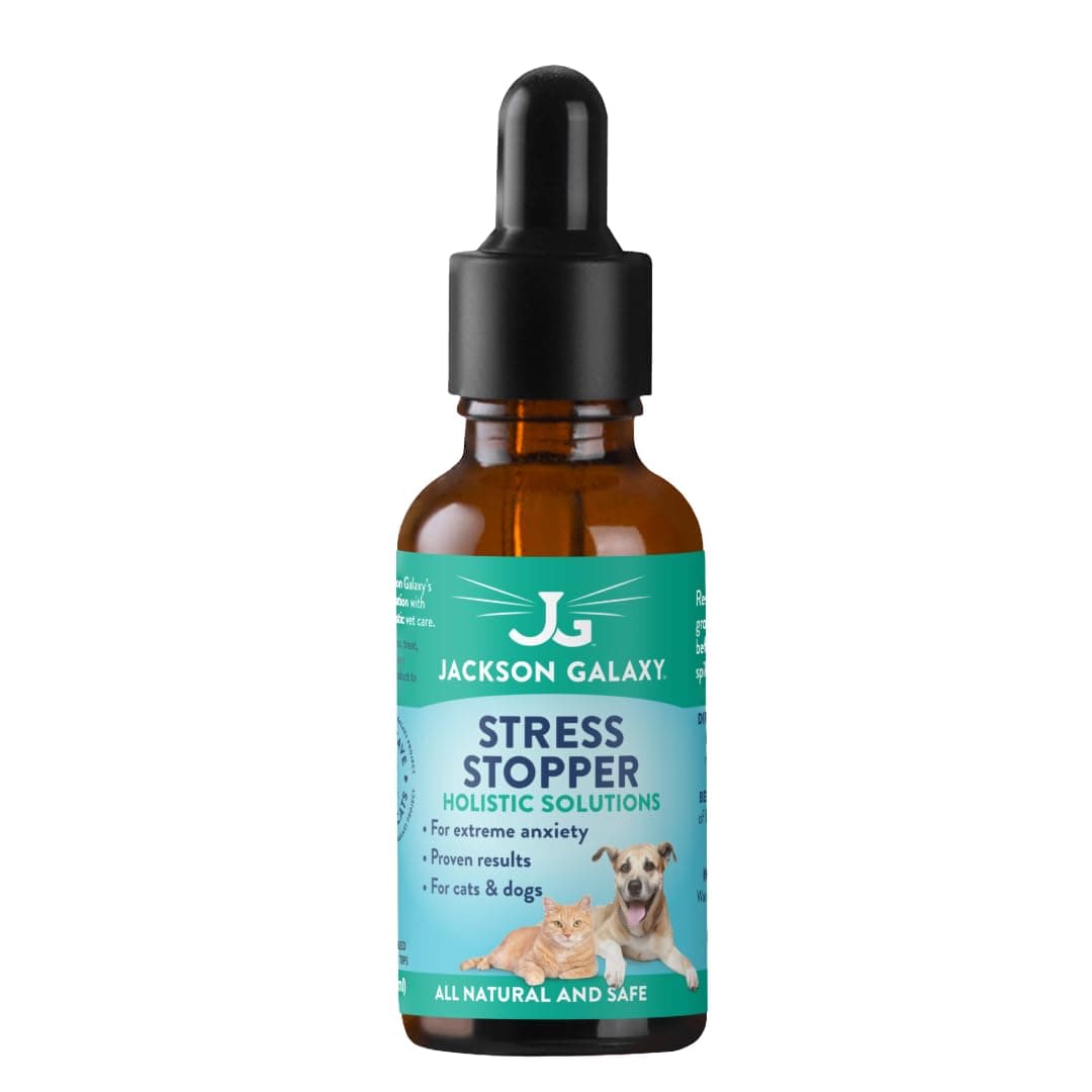 Stress Stopper (2 oz.) - Pet Solution - Promotes Sense of Safety During Short-Term Stress - Can Keep Pet Calm and Grounded - All-Natural Formula - Reiki Energy