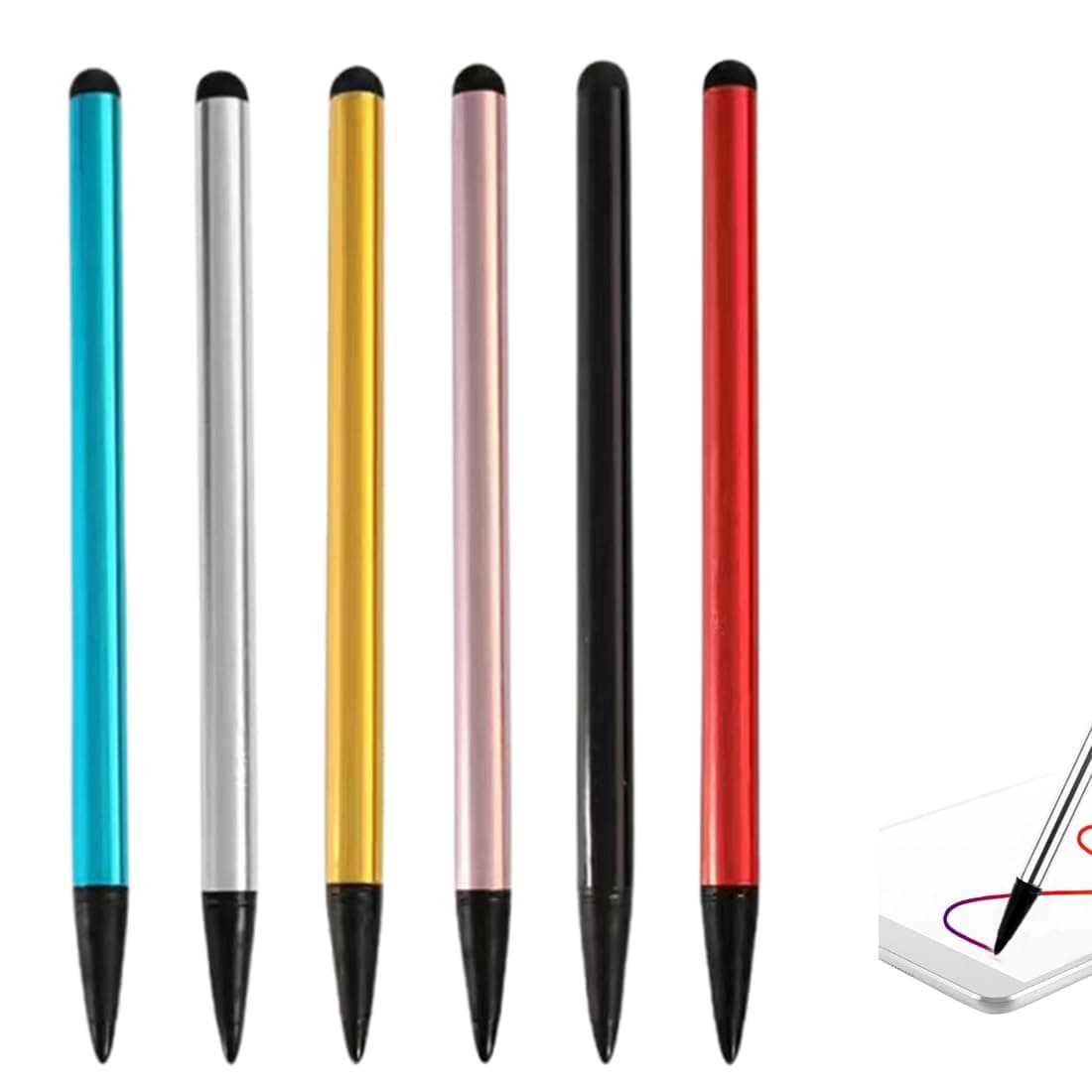 Stylus Pens,touch screen pen,tablet stylus,Touch screen stylus, universally used in tablets, mobile phones and other products (6 pieces)