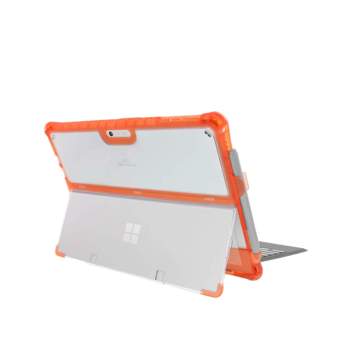 Brenthaven Edge Case with Separate Protection Kickstand Cover Designed for Microsoft Surface Pro and Surface Pro 4 (Not Designed for The LTE) - for K-12 Students, Teachers and Kids - Red, Durable