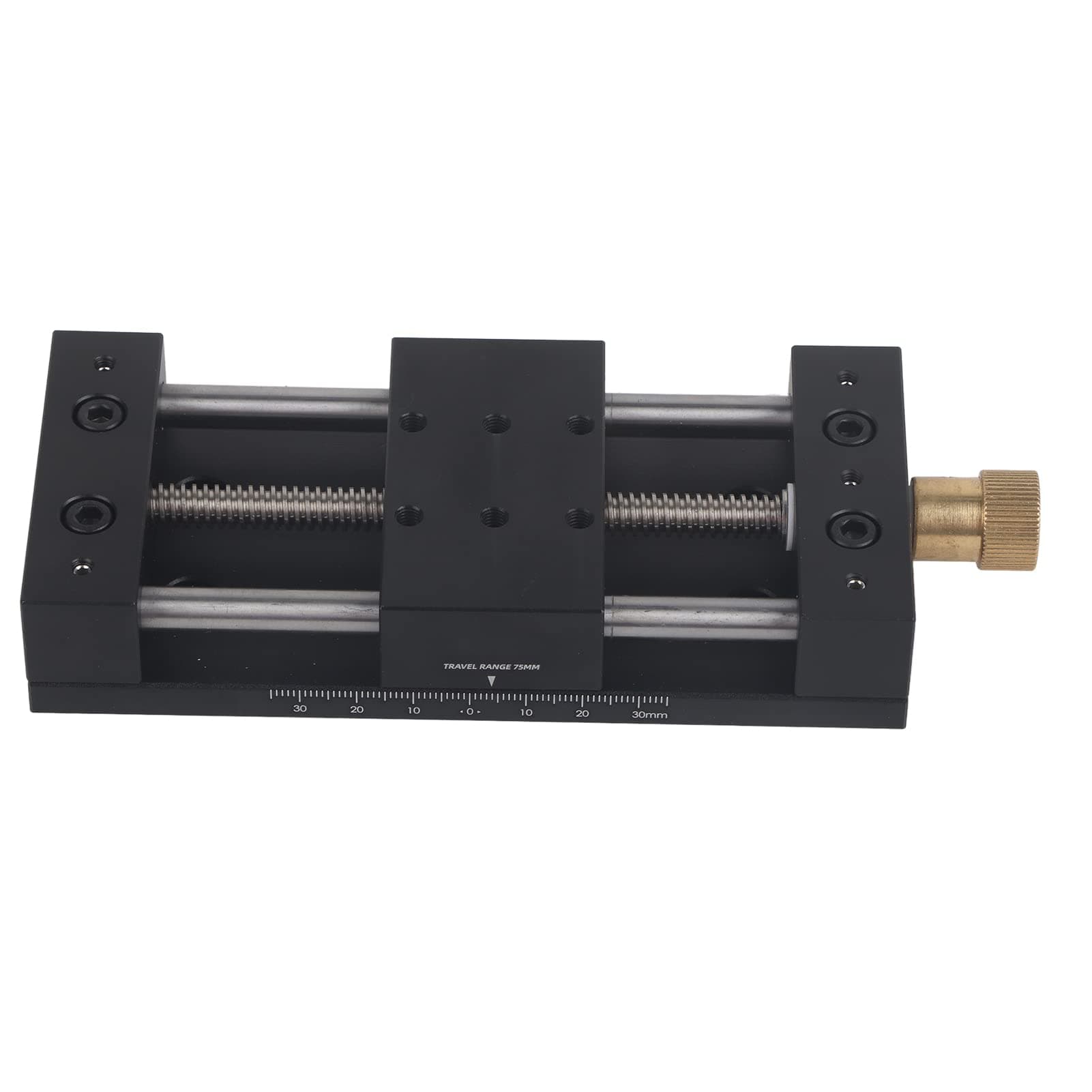 75mm Stroke CNC Linear Stage Motion Actuator X Y Z Axis Linear Slide Rail Aluminum Alloy Sliding Table Linear Rail Ballscrew