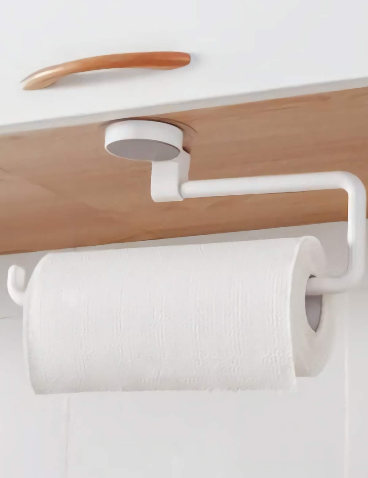 EOYEA Large Paper Towel Holder Wall Mount Under Cabinet Kitchen Hanging Toilet Paper Towel Holder Gifts for Women & Men