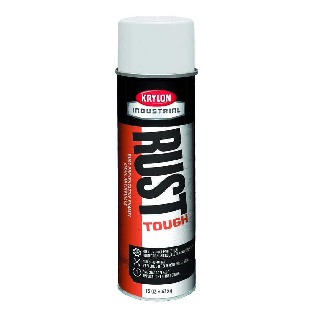 Krylon Rust Tough Spray Paint 15 oz Gloss White (Pack of 6)