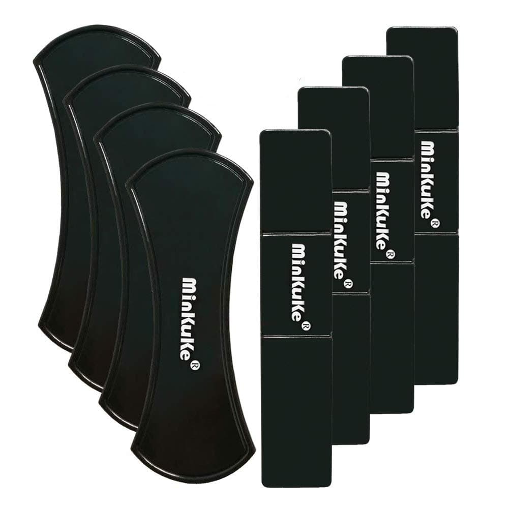 Minkuke Fixate Gel Pads Multi Function Nano Sticky Magic Gel Pad for Phone, Pad Rubber Pad Car Bracket Kits Pads Phone Holder (8 Pask)